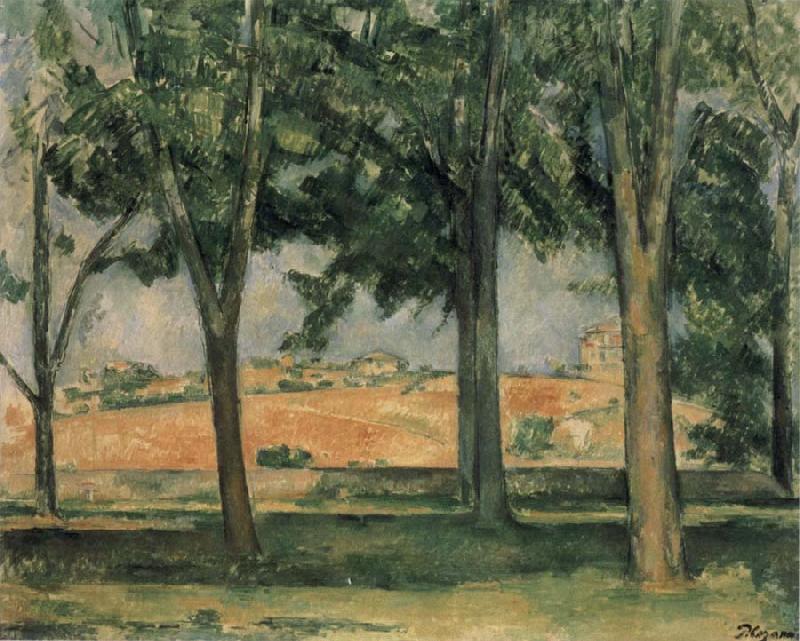 Paul Cezanne Chestnut Trees at Jas de Bouffan